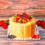 First Klas Beyaz Meyveli Yaş Pasta